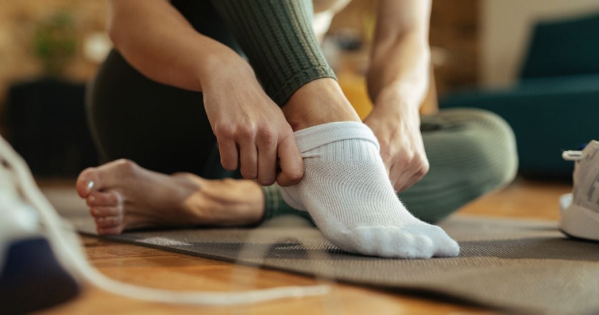 using clean socks is a type of foot care